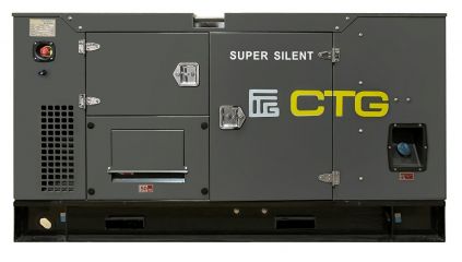 Дизельный генератор CTG 660YU в кожухе с АВР