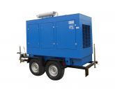 ССМ ЭД-250-Т400-2РПМ2 в погодозащитном кожухе на шасси с АВР