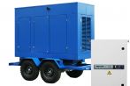 ТСС ЭД-320-Т400-2РПМ9 в погодозащитном кожухе на прицепе с АВР